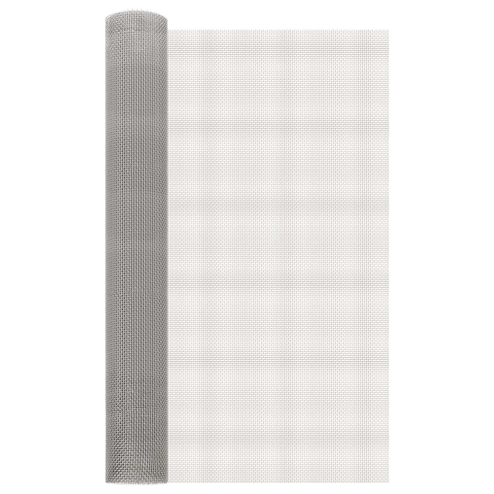 vidaXL Мрежест екран 80 x 500 cm 6 Mesh Неръждаема стомана 201