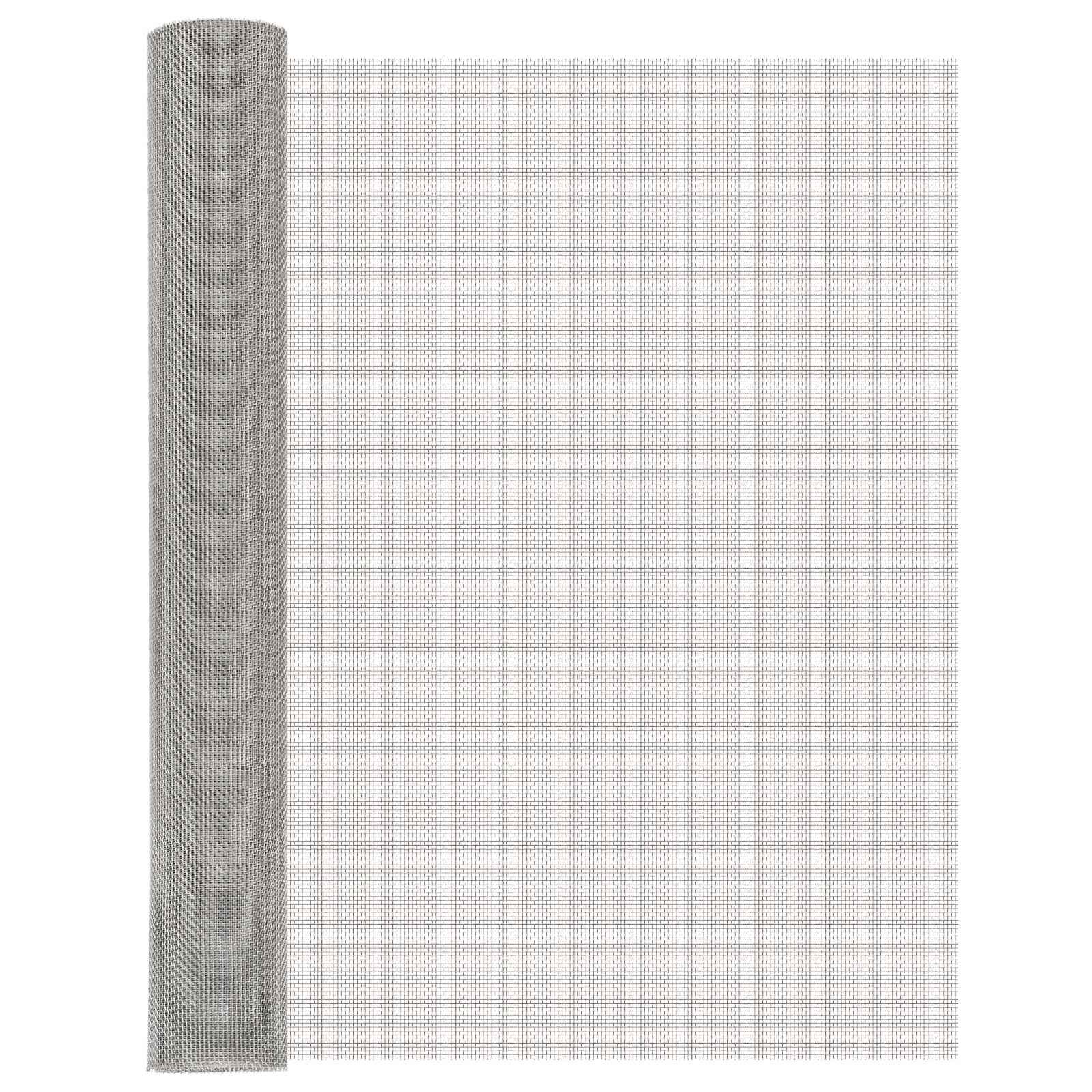 vidaXL Мрежест екран 80 x 500 cm 8 Mesh Неръждаема стомана 201