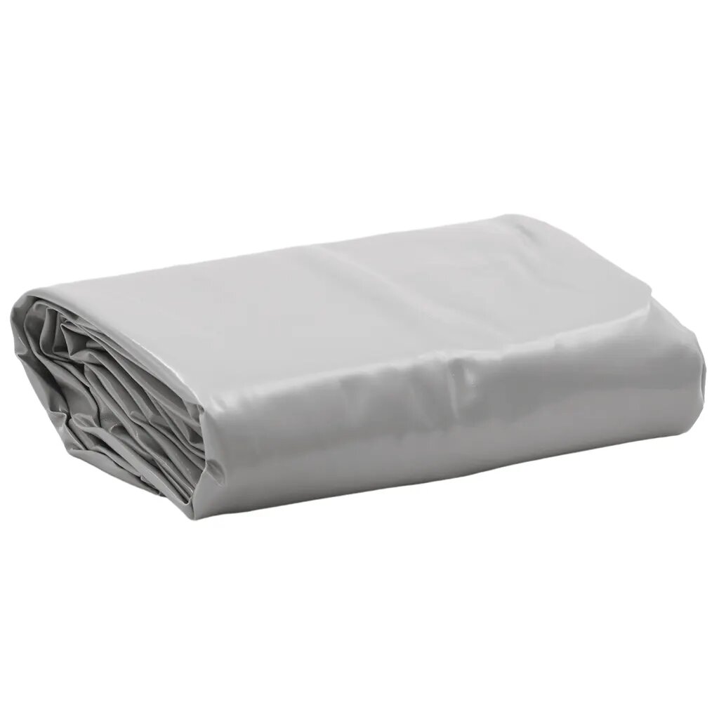 vidaXL Найлон 650g / m² Сиво 15 x 2 m Канва с PVC покритие