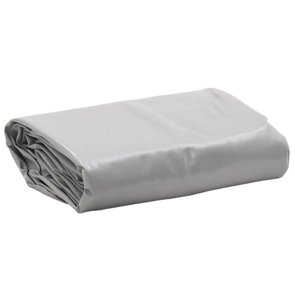 vidaXL Найлон 650g / m² Сиво 6 x 5 m Канва с PVC покритие