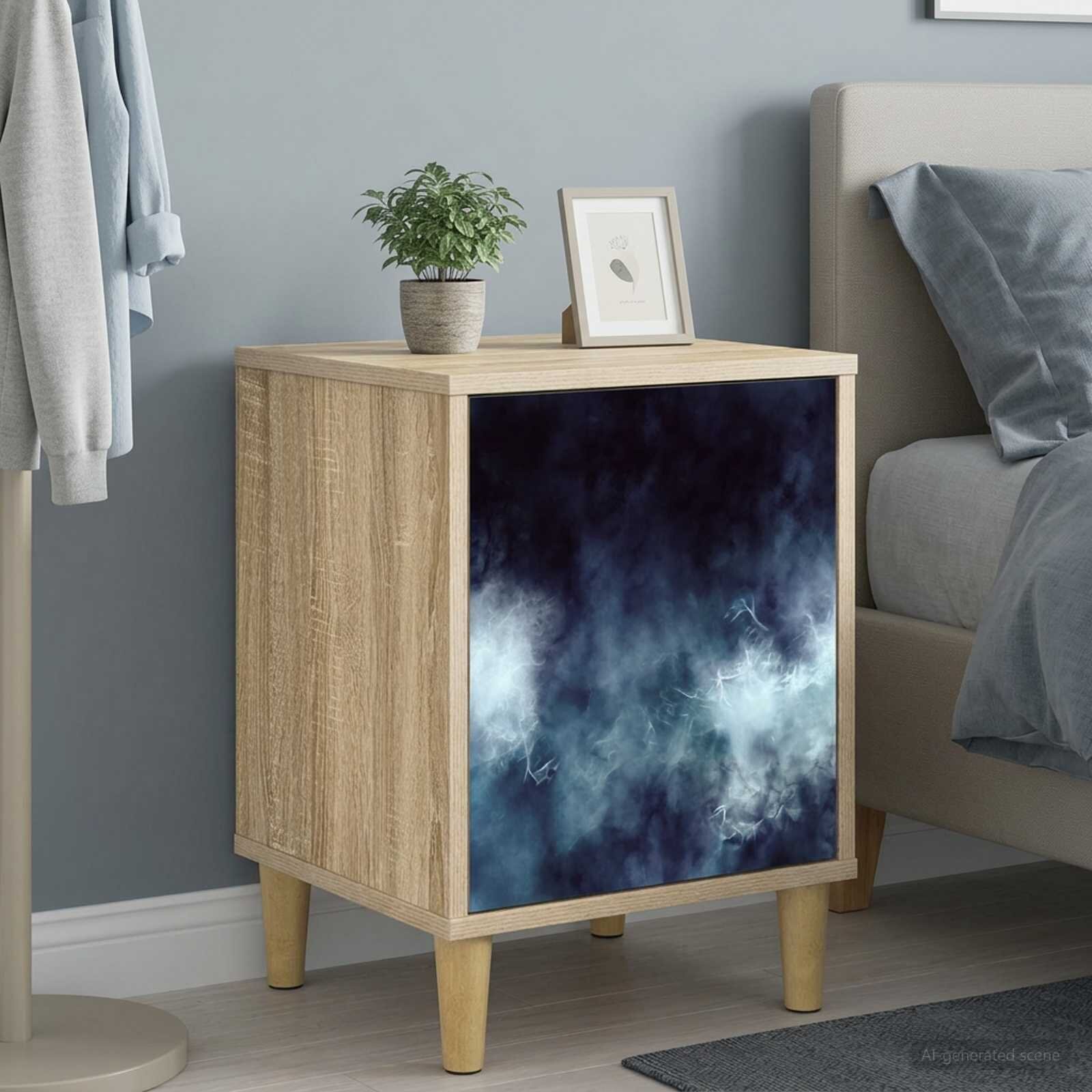 vidaXL Нощен шкаф RAALTE 2 бр. Дъб сонома 36 x 33 x 50 см