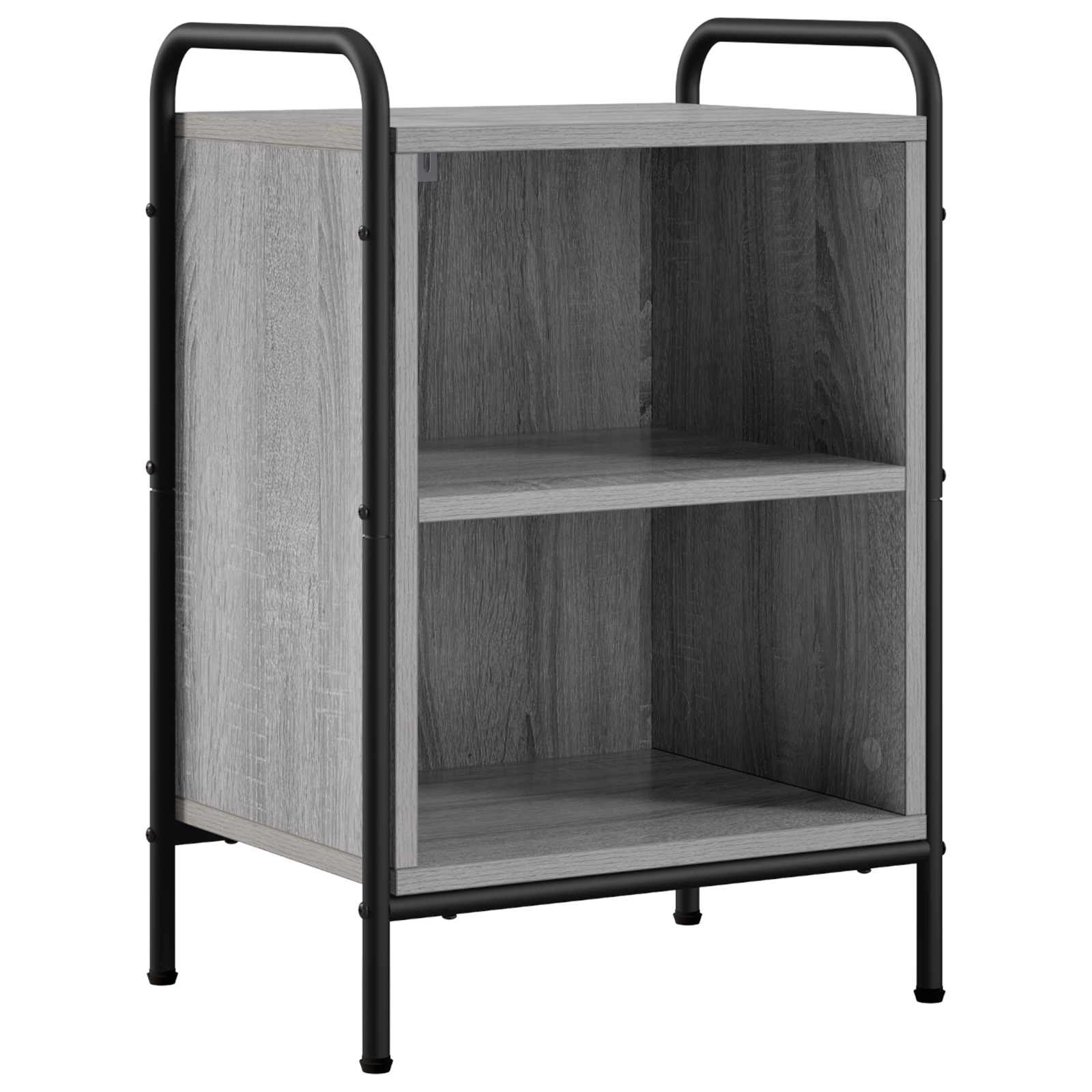 vidaXL Нощен шкаф Сив Сонома 40 x 30 x 60 cm Инженерна дървесина