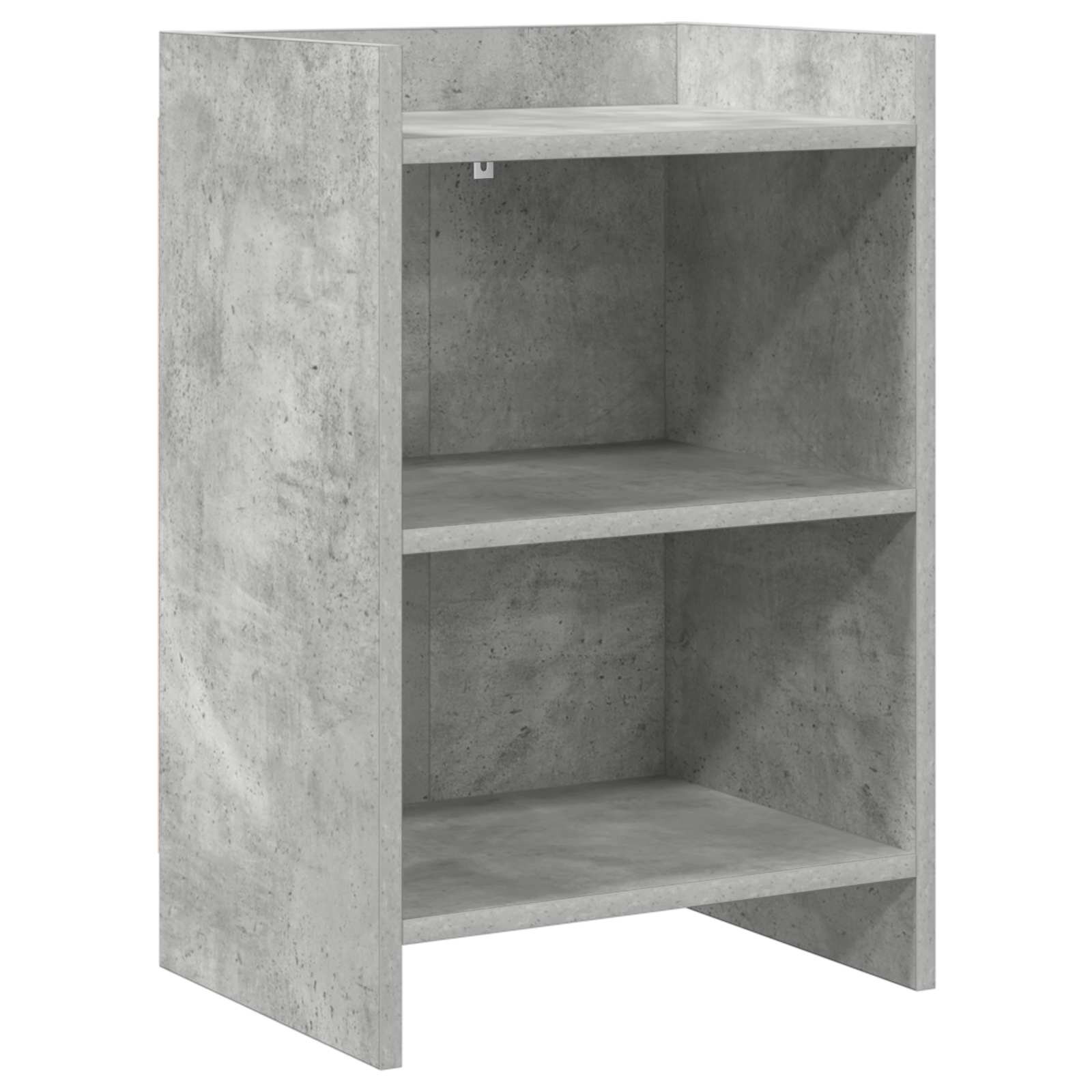 vidaXL Нощни маси Бетонно сиво 40 x 30 x 60 cm Инженерна дървесина
