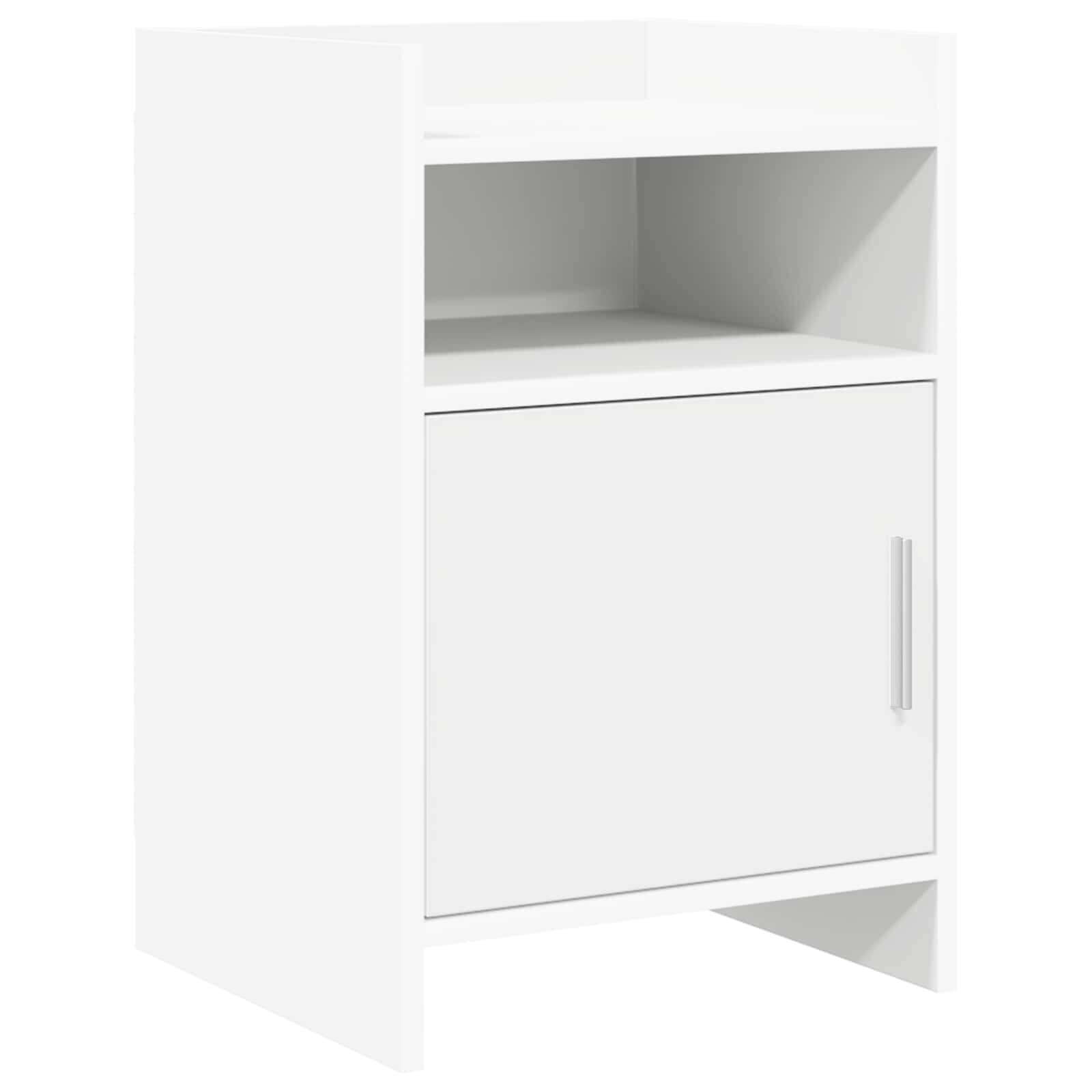 vidaXL Нощни маси Бяло 40 x 36 x 60 см Инженерна дървесина