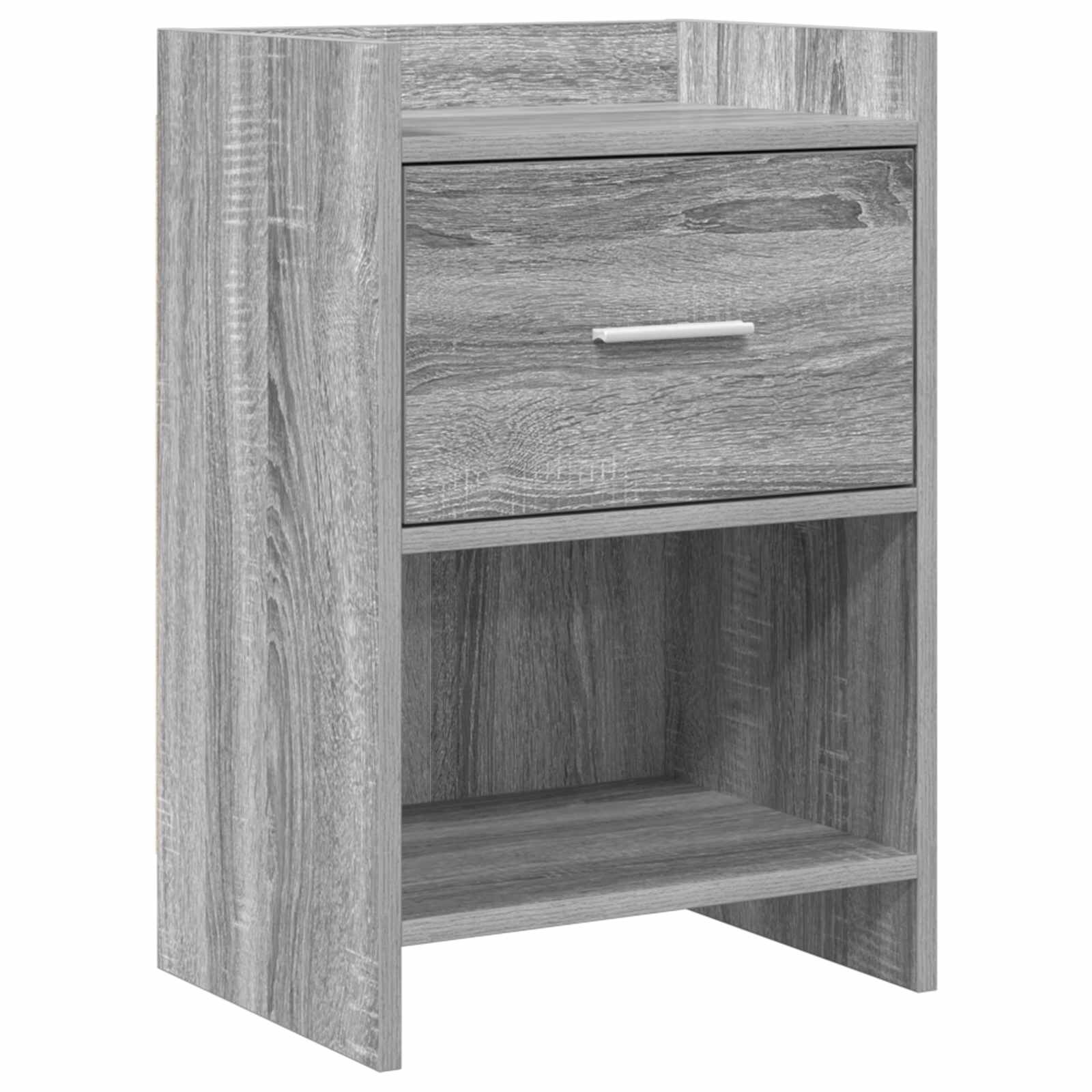 vidaXL Нощни маси Сив Сонома 40 x 30 x 60 cm Инженерна дървесина