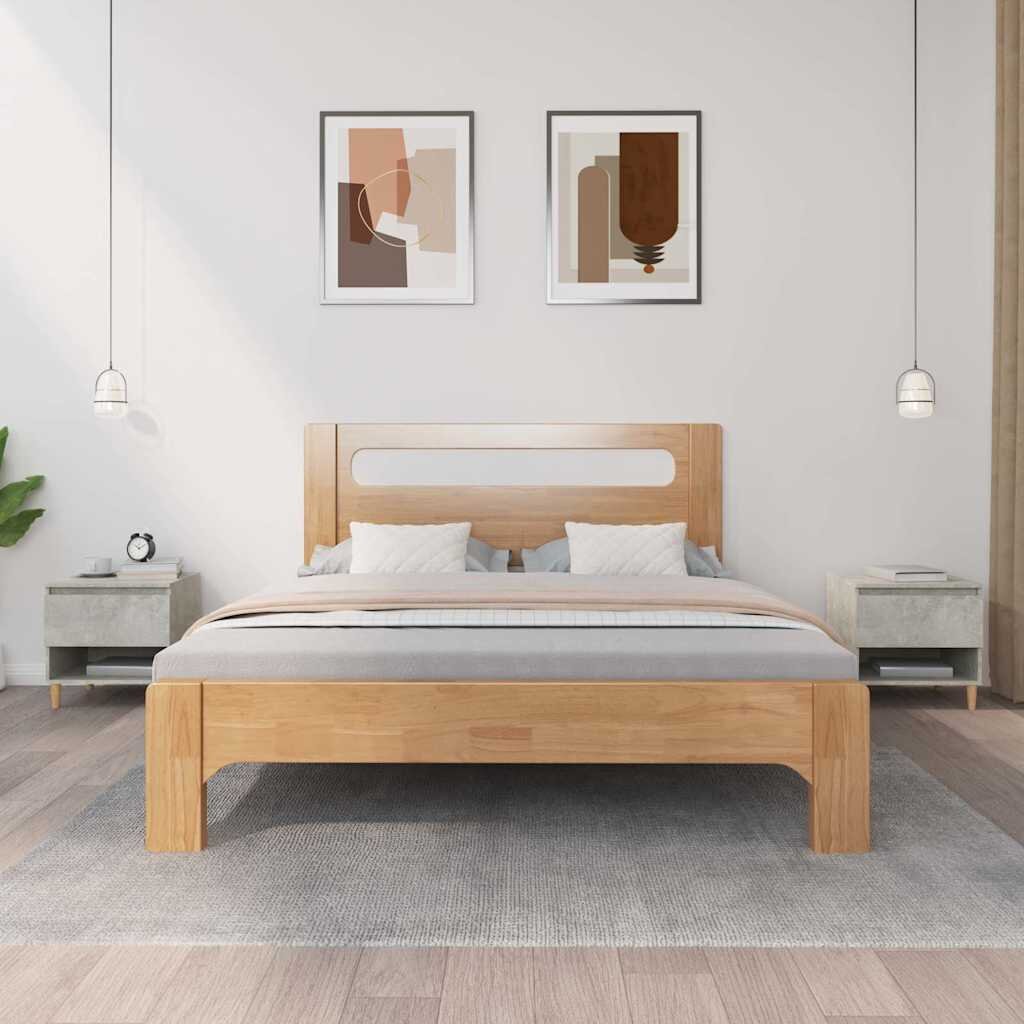 vidaXL Нощни масички 2 бр бетонно сиво 50x46x50 инженерно дърво