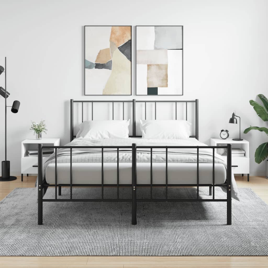 vidaXL Нощни шкафчета 2 бр бели 40x35x475 см инженерно дърво