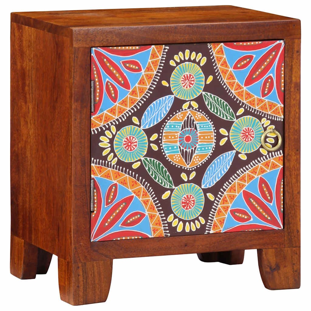 vidaXL Нощно шкафче 40x30x45 cm масивна дървесина акация