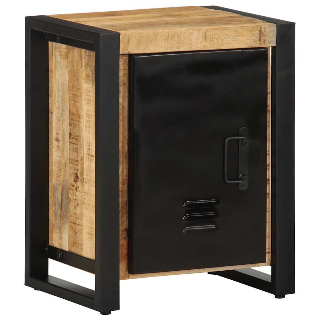 vidaXL Нощно шкафче 40x30x51 cm Масивна груба дървесина Манго