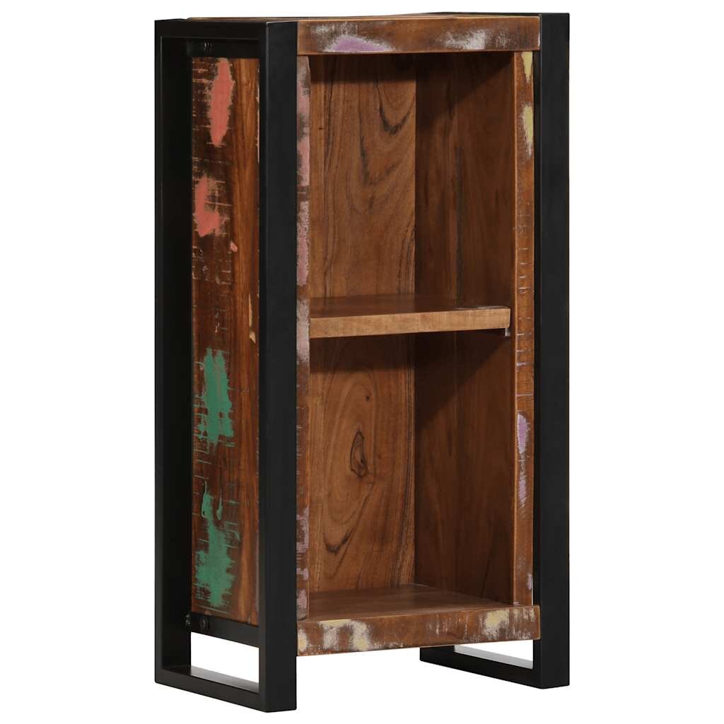 vidaXL Нощно шкафче 40x30x80 cm Масивна дървесина Възстановена