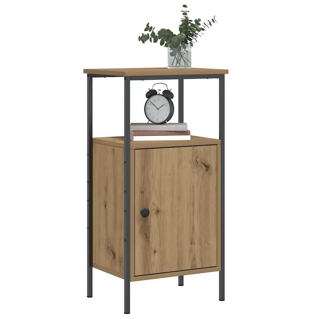 vidaXL Нощно шкафче Artisan Oak 41x31x80 cm Инженерна дървесина