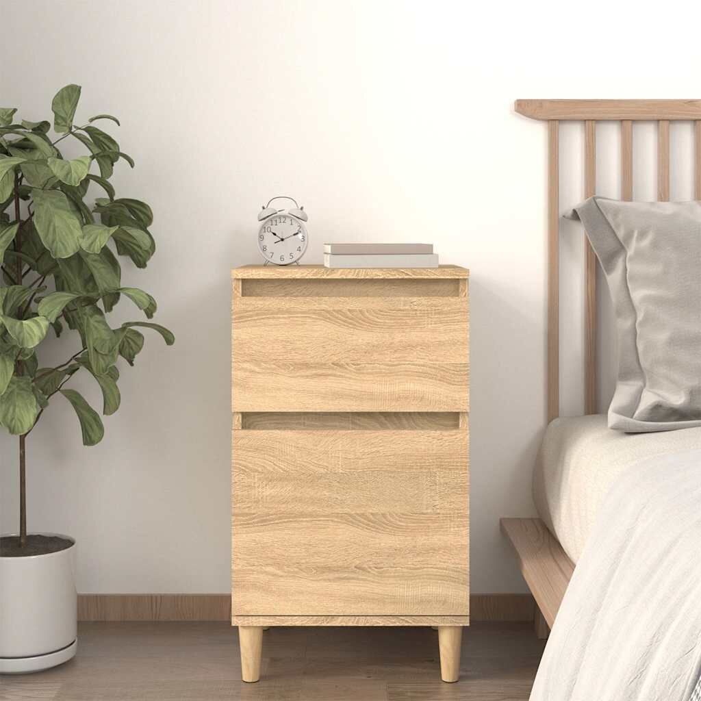 vidaXL Нощно шкафче дъб сонома 40x35x70 см