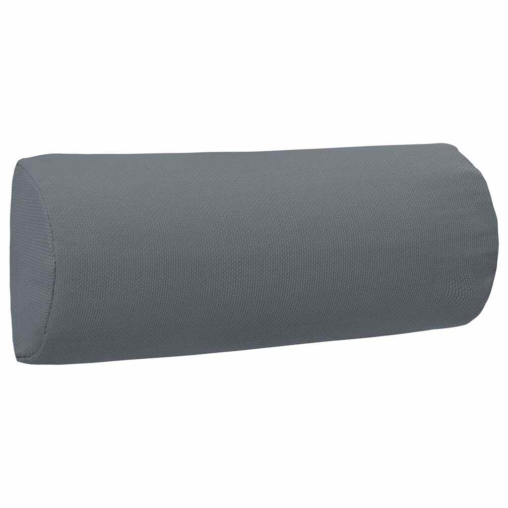 vidaXL Облегалка за глава за шезлонг сива 40x75x15 см textilene