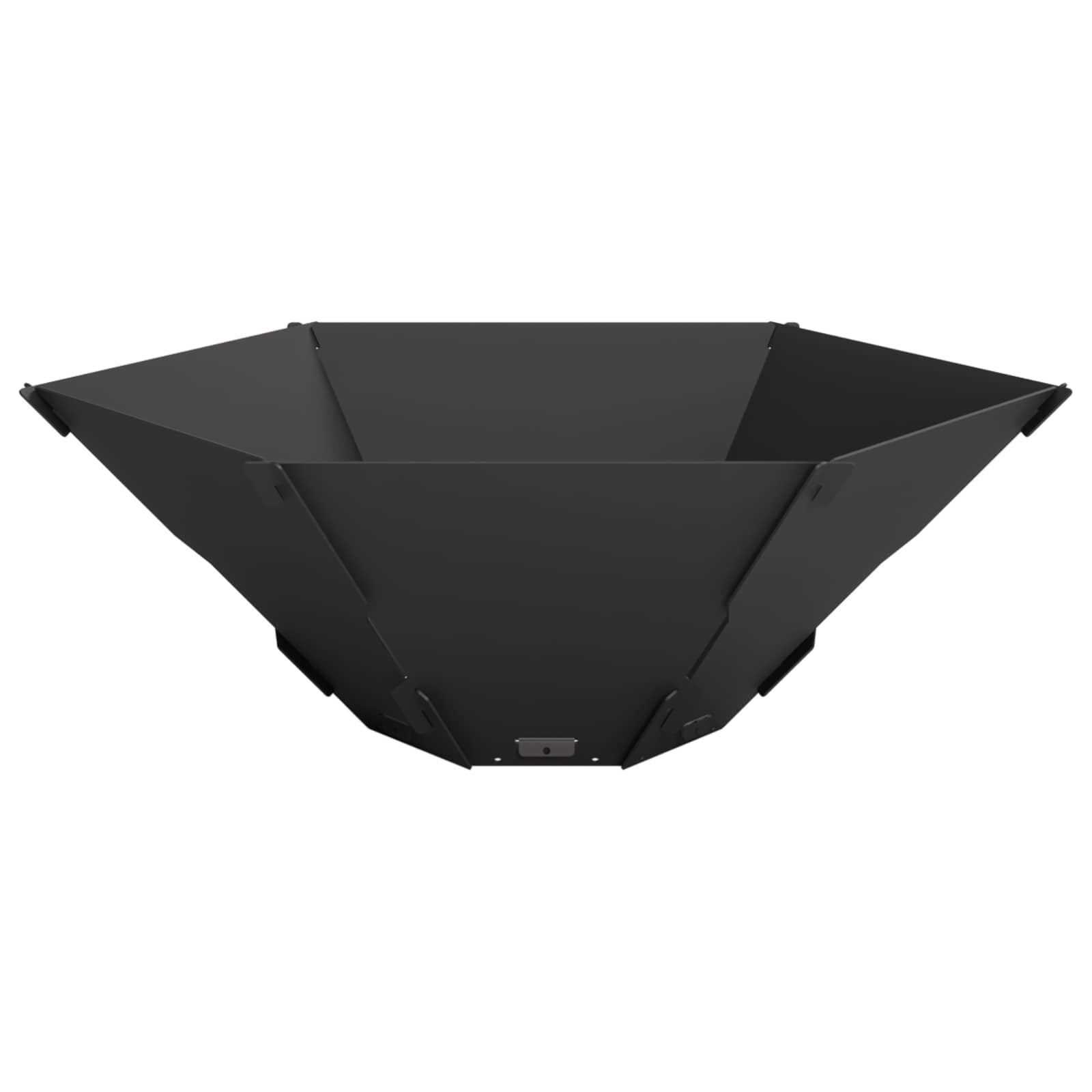 vidaXL Огнище Черно 585 x 515 x 195 см Стомана