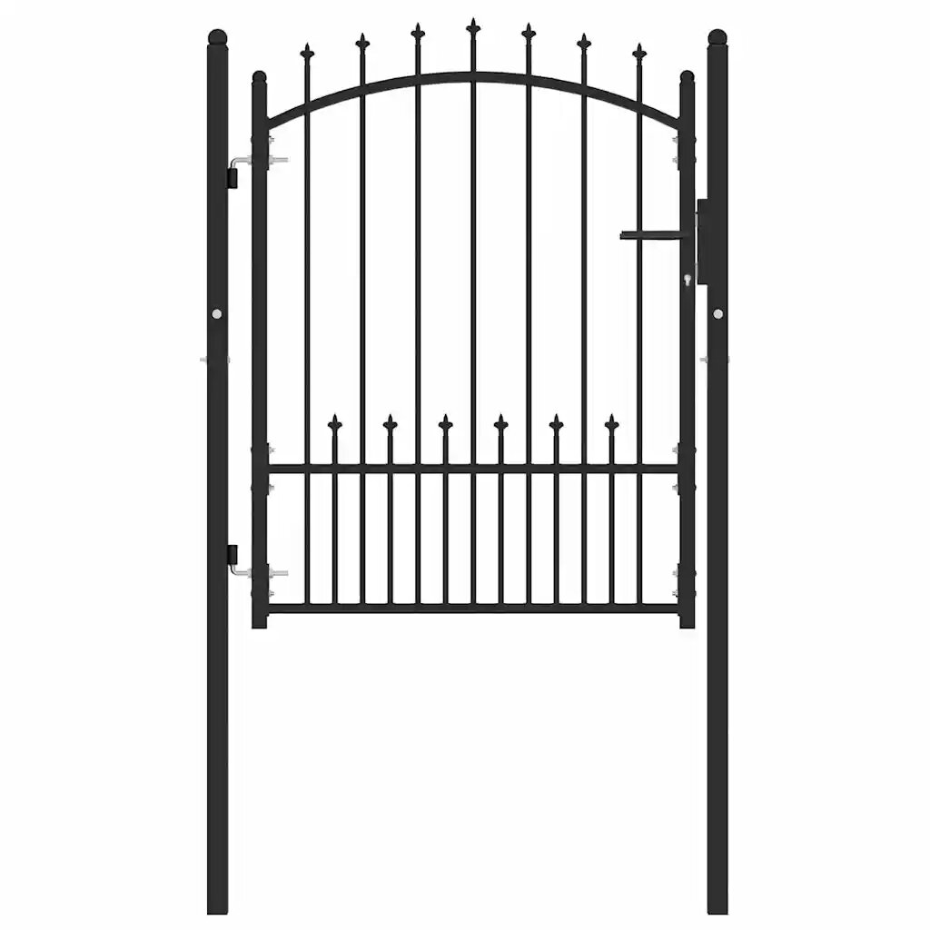 vidaXL Оградна врата с шипове EMMEN 100 x 125 cm