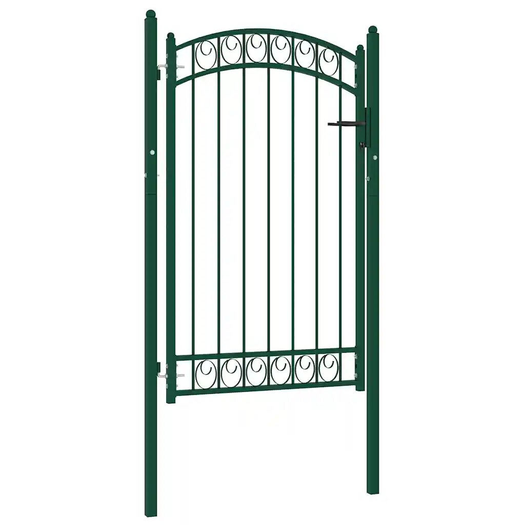 vidaXL Оградни врати EMMEN 104 x 106 cm С ключалка