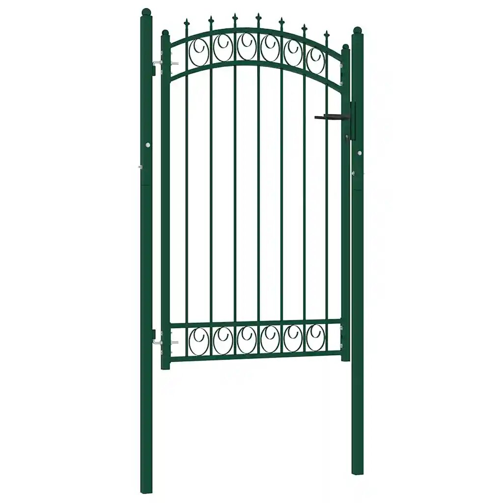 vidaXL Оградни врати EMMEN 104 x 117 cm С ключалка