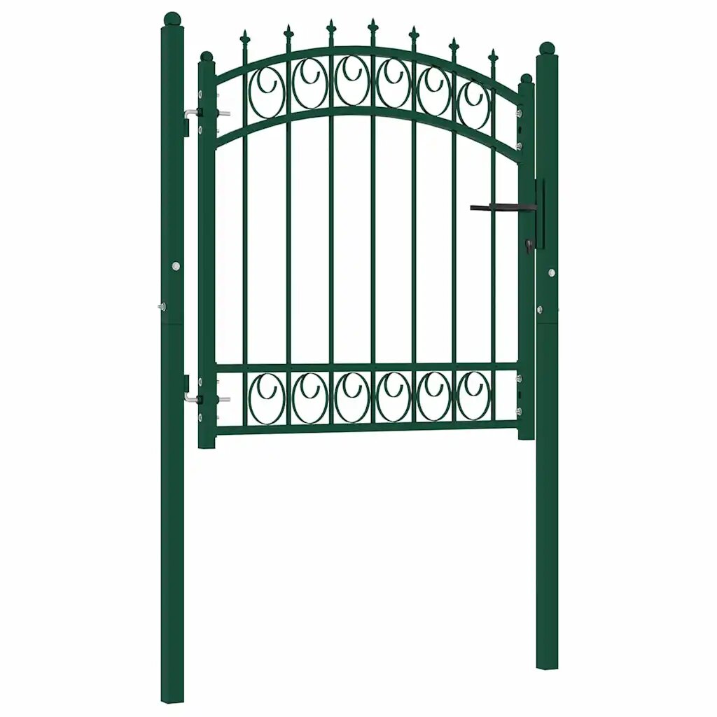 vidaXL Оградни врати EMMEN 104 x 97 cm С ключалка
