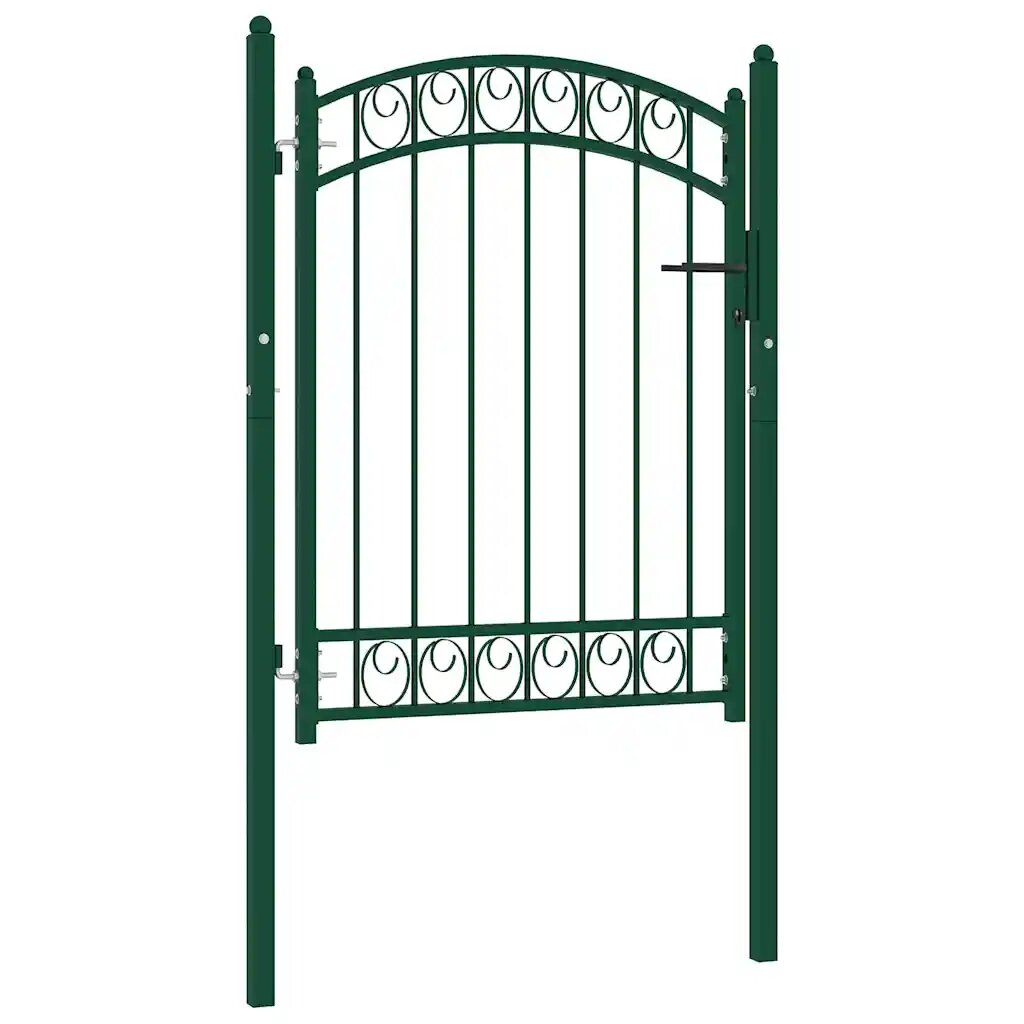 vidaXL Оградни врати EMMEN 104 x 985 cm С ключалка