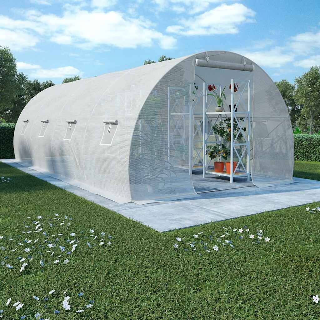 vidaXL Оранжерия 18 м² 600x300x200 см