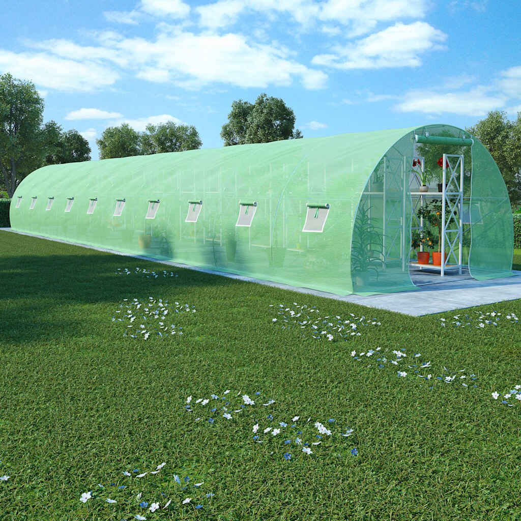 vidaXL Оранжерия 45 м² 15x3x2 м