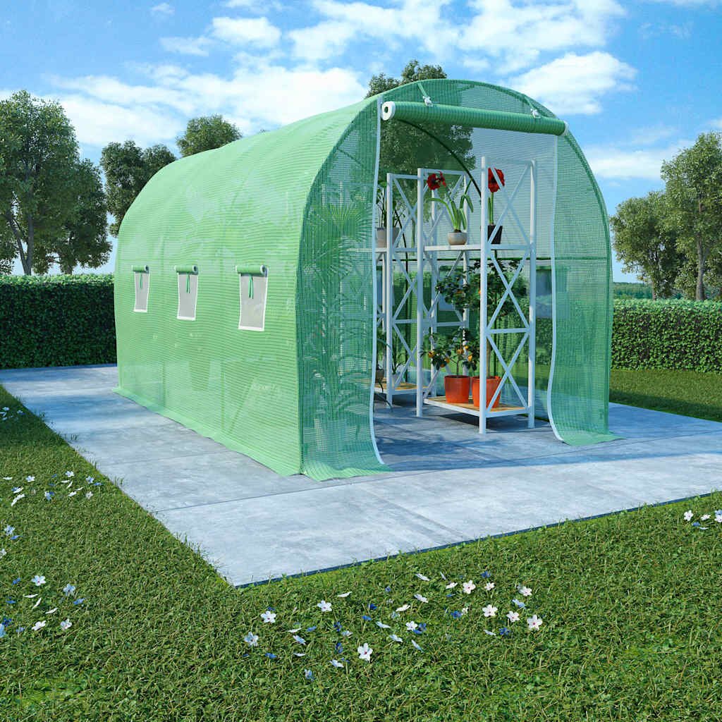 vidaXL Оранжерия 686 м² 343x2x2 м
