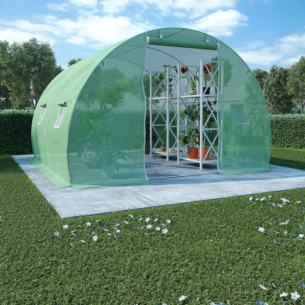 vidaXL Оранжерия 9 м² 300x300x200 см