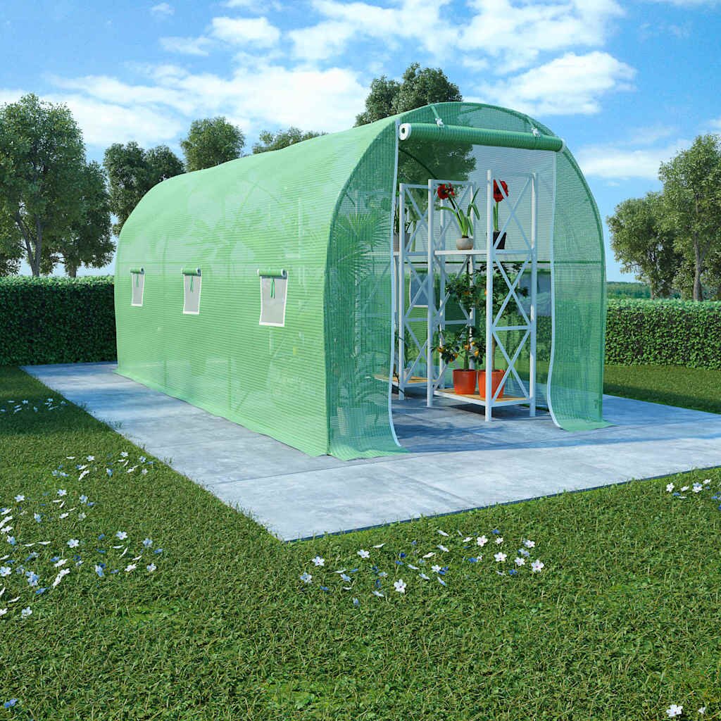 vidaXL Оранжерия 9 м² 45x2x2 м