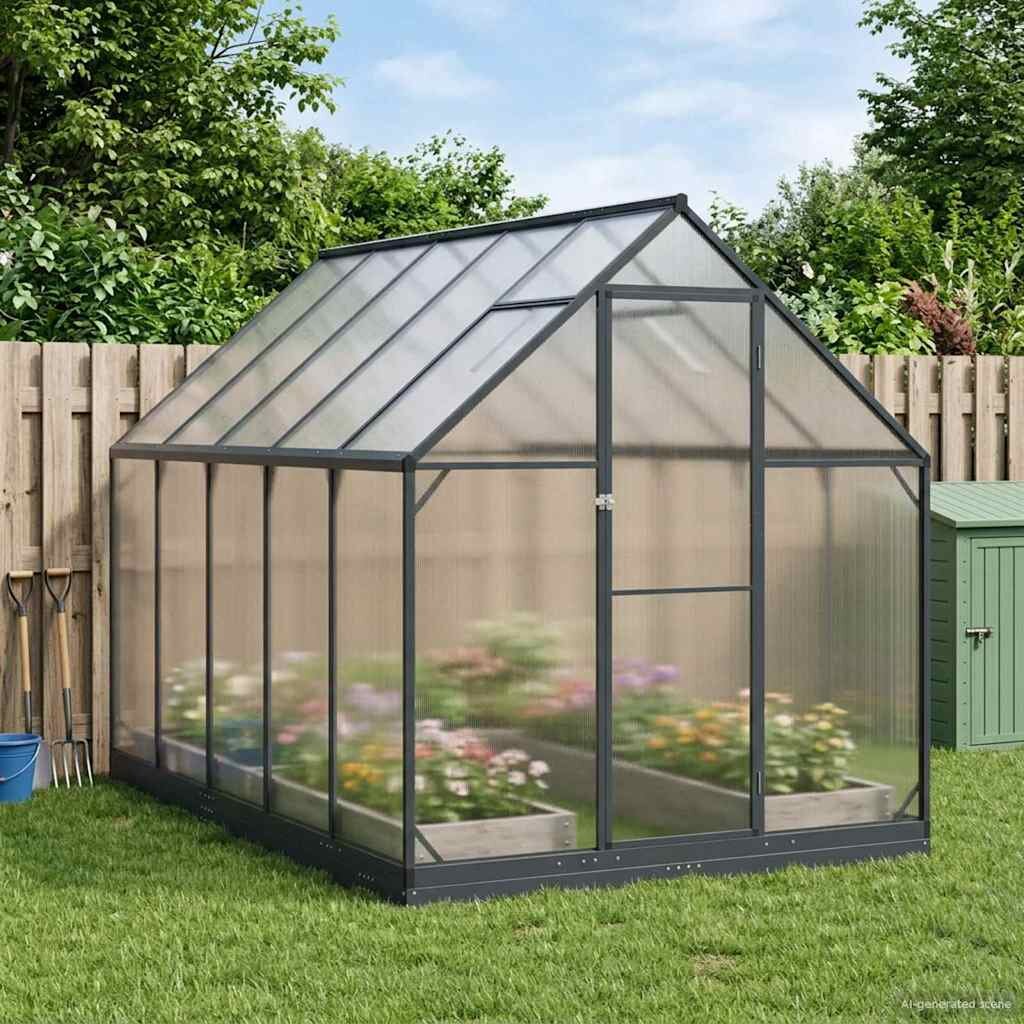 vidaXL Оранжерия за градина 1835 x 3035 x 207 см