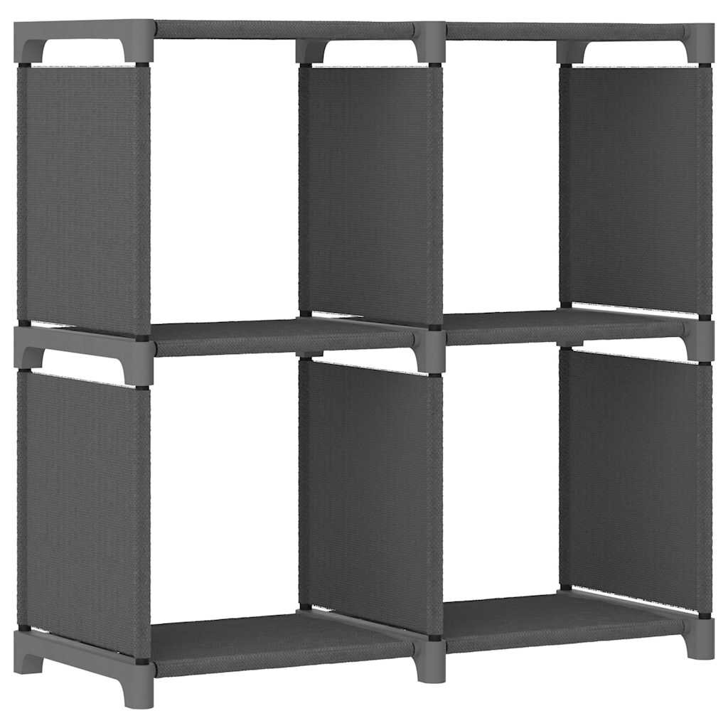 vidaXL Органайзер с 4 отделения сив 69x30x725 см плат