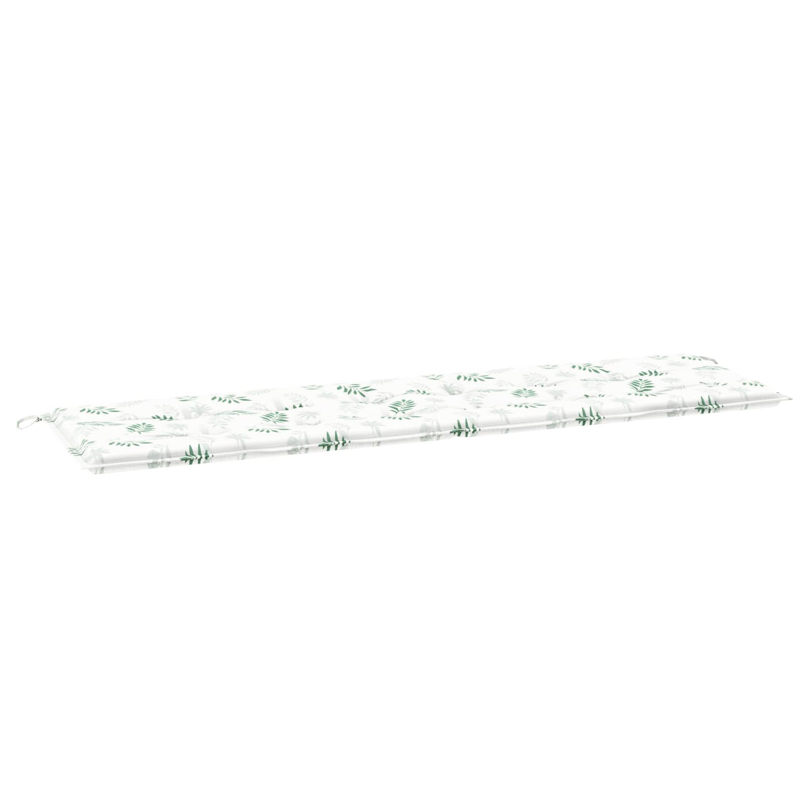 vidaXL Пад за пейка Оксфордска тъкан Дизайн с листа 180 x 50 x 3 cm