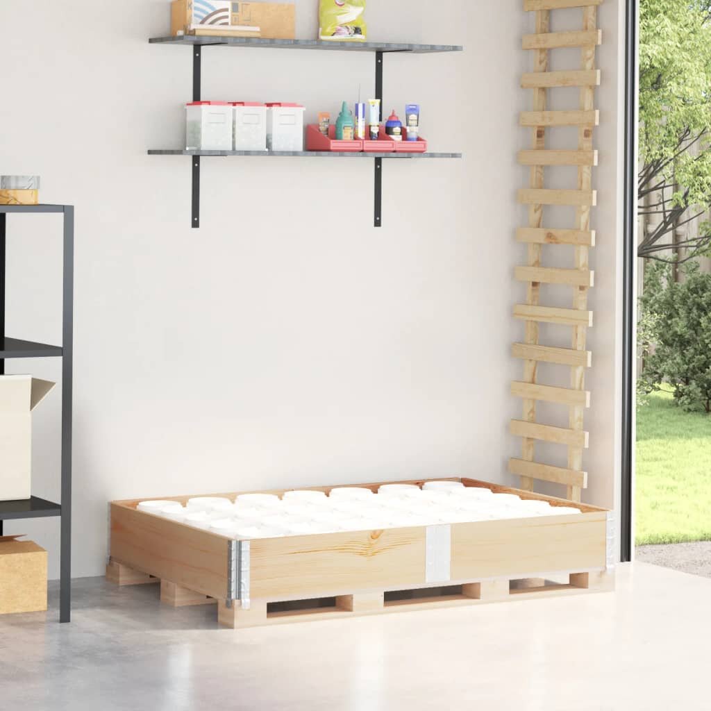 vidaXL Палетна страница 150x100 см борова дървесина масив