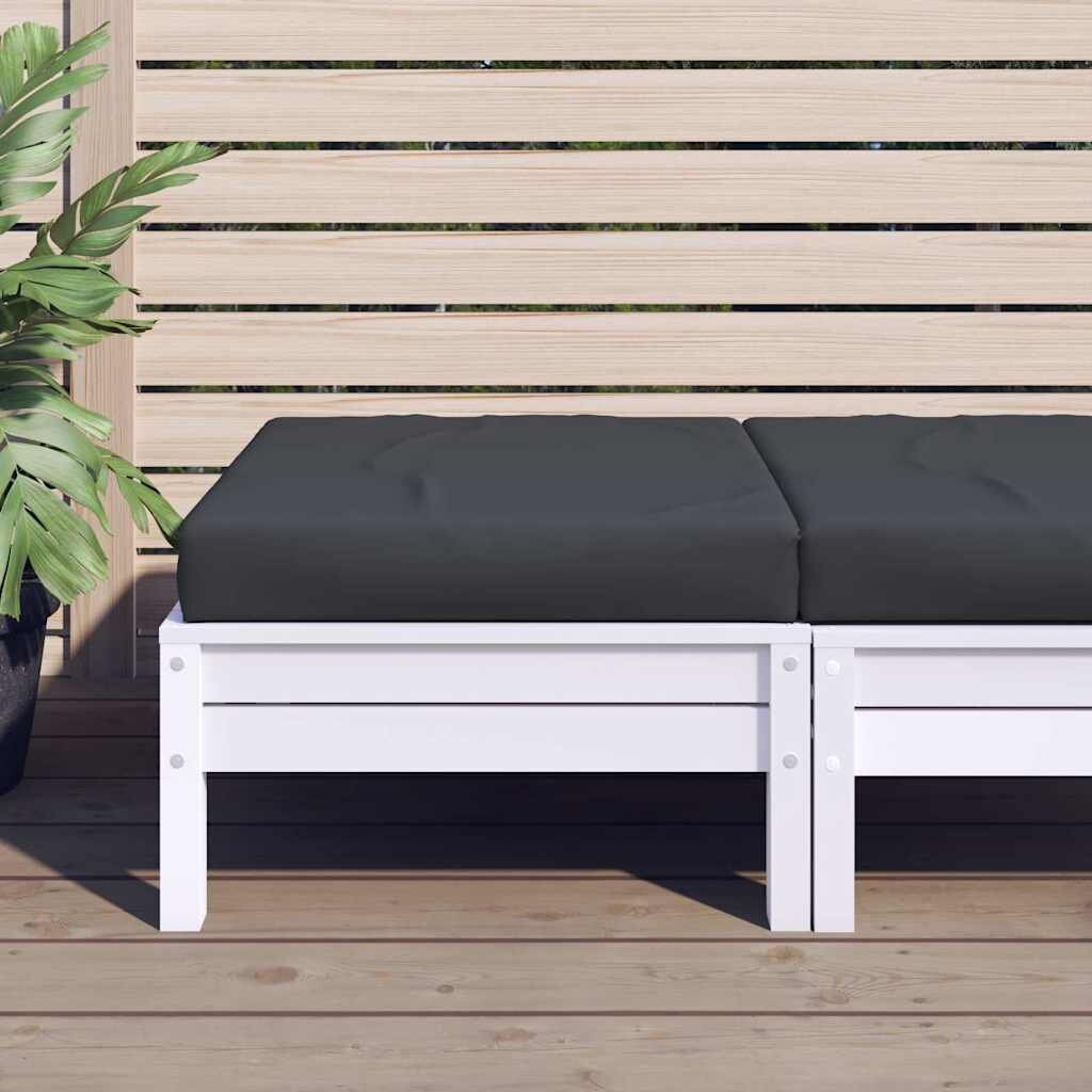 vidaXL Палетна възглавница черна 60x60x6 см Оксфорд плат