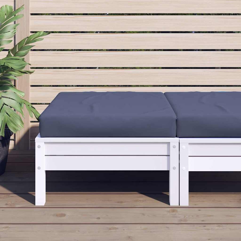 vidaXL Палетна възглавница нейви синя 60x60x95 см Оксфорд плат