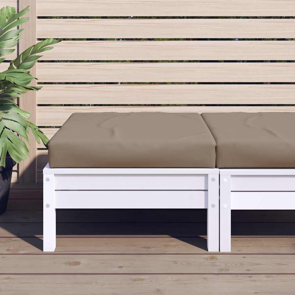 vidaXL Палетна възглавница таупе 60x60x95 см Оксфорд плат