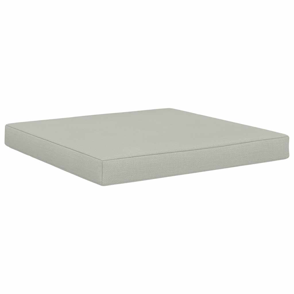 vidaXL Палетна възглавница за под 60x615x6 см бежова плат