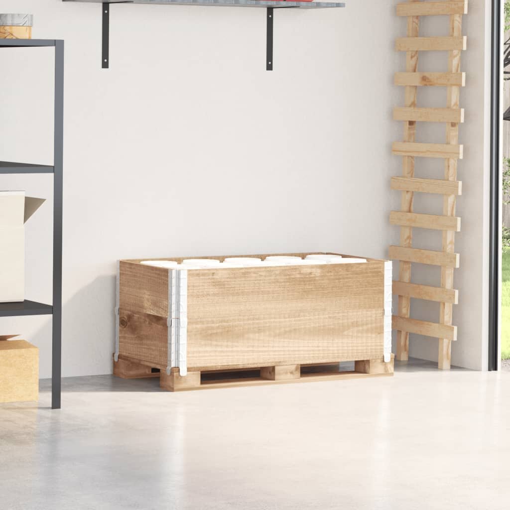 vidaXL Палетни страници 2 бр 100x50 см борова дървесина масив