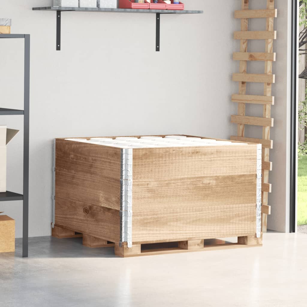 vidaXL Палетни страници 3 бр 100x100 см борова дървесина масив