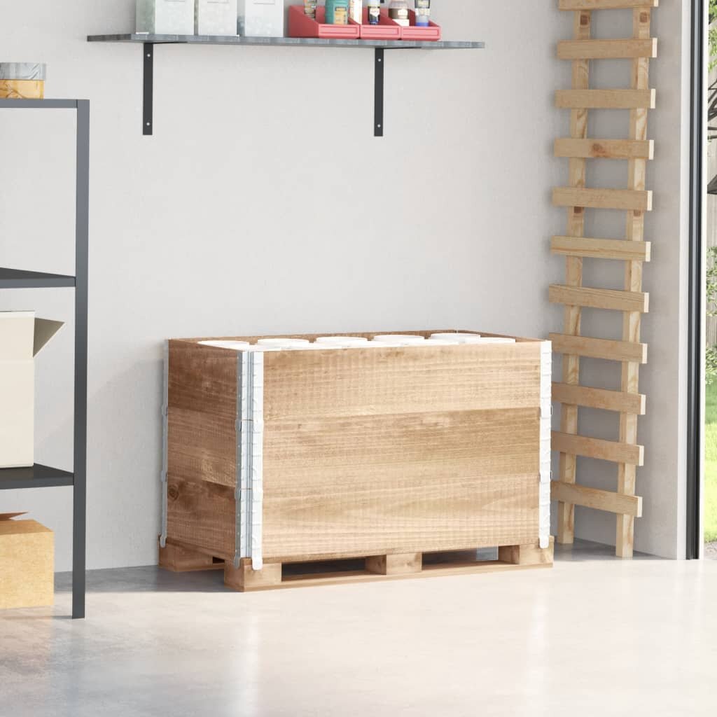 vidaXL Палетни страници 3 бр 100x50 см борова дървесина масив