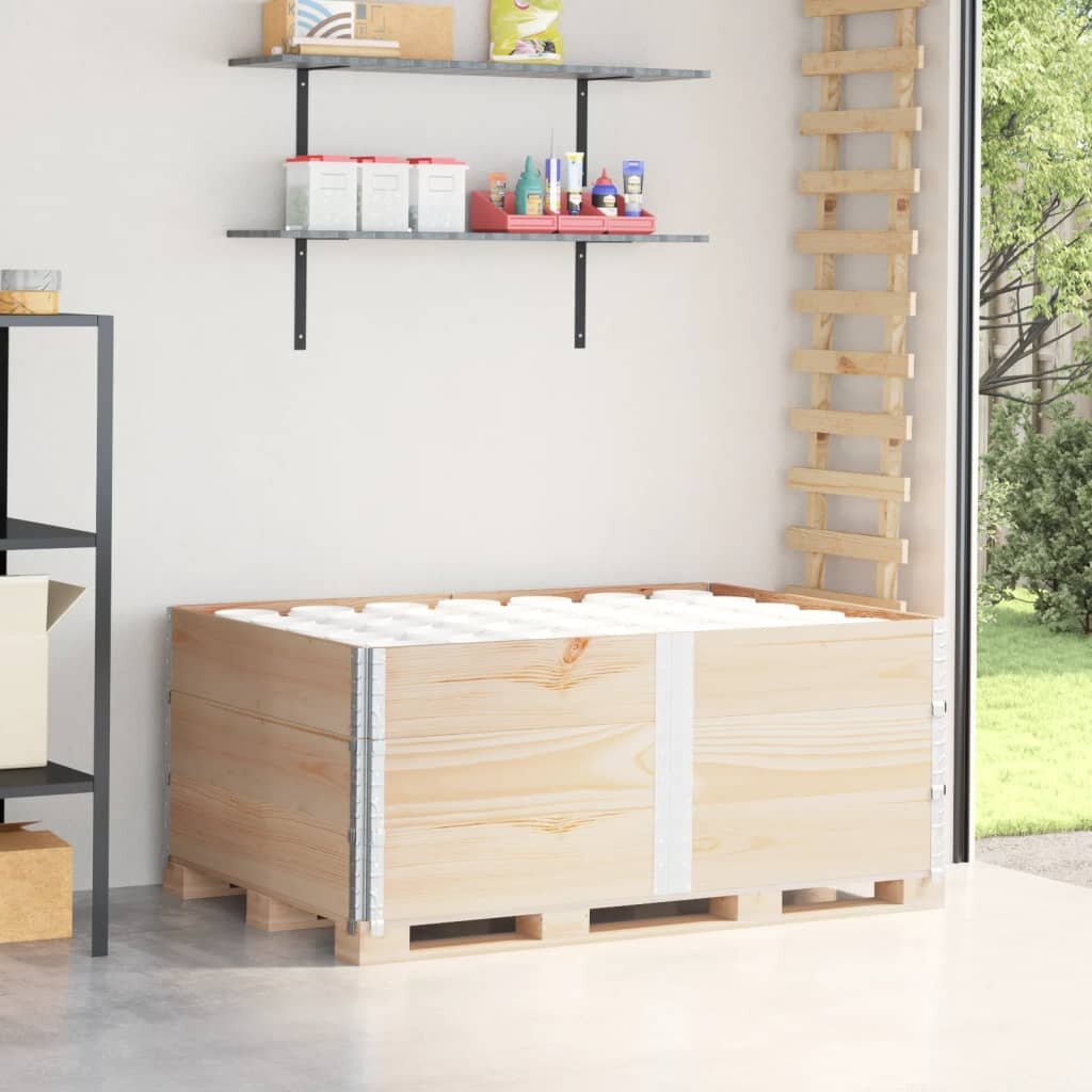 vidaXL Палетни страници 3 бр 150x100 см борова дървесина масив