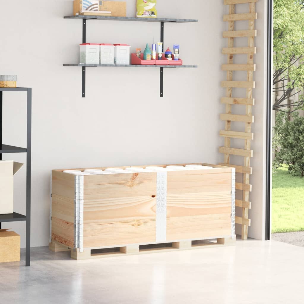 vidaXL Палетни страници 3 бр 150x50 см борова дървесина масив