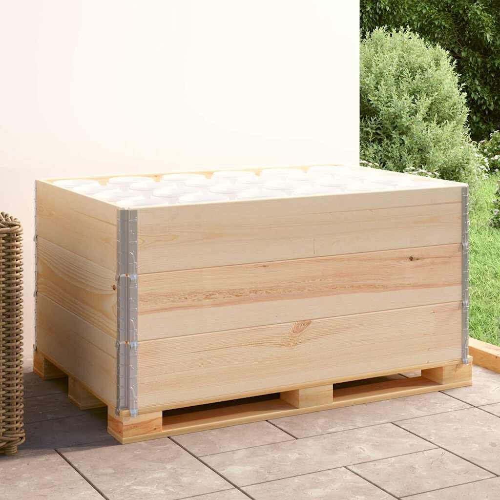 vidaXL Палетни страници 3 бр 80x120 см борова дървесина масив
