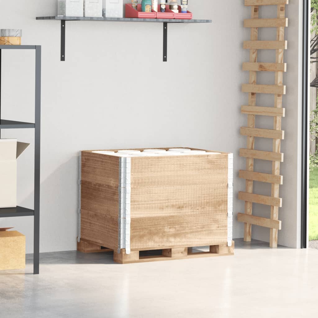 vidaXL Палетни страници 3 бр 80x60 см борова дървесина масив