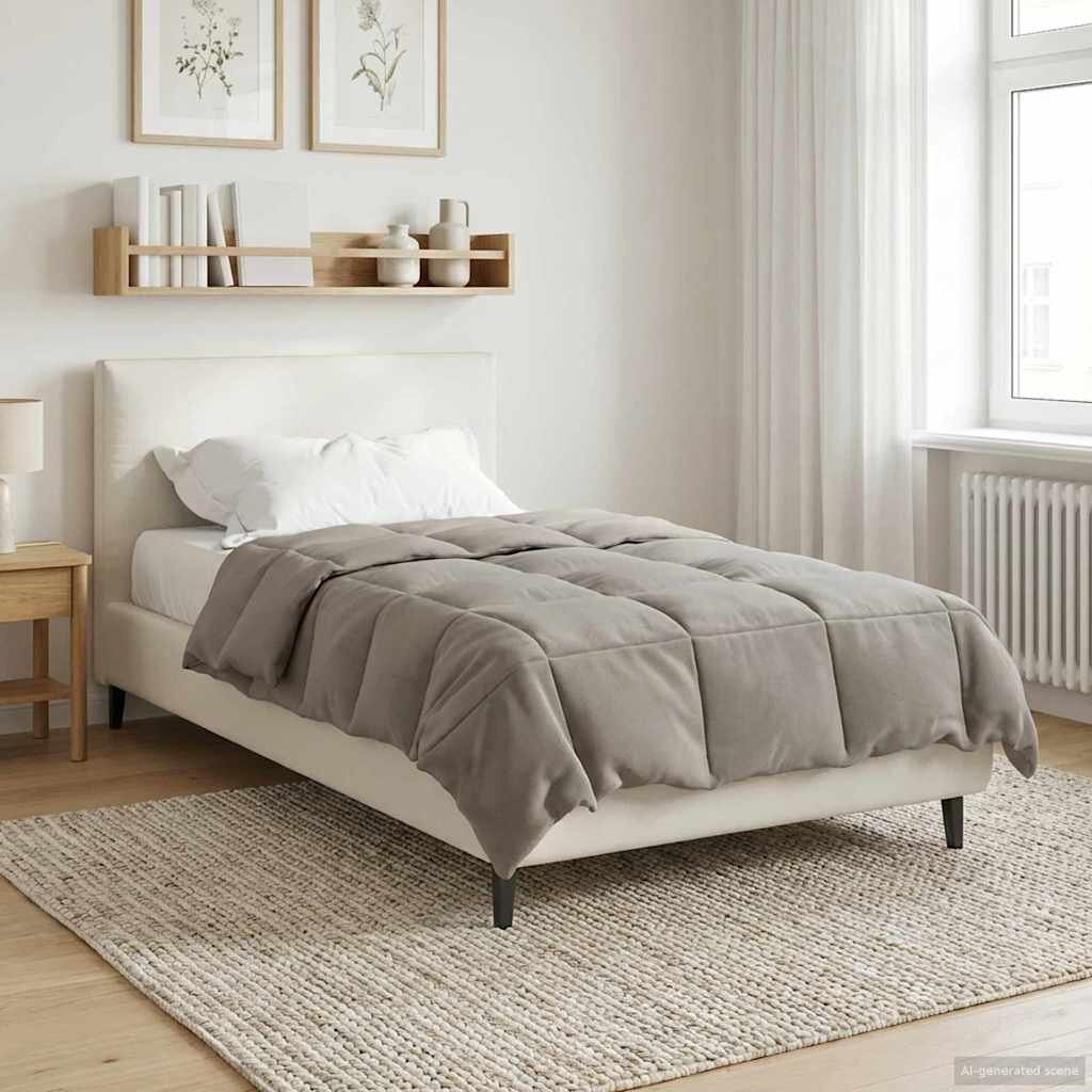 vidaXL Пълно годишно юрганче 135 x 200 cm 4 сезона Зелено Дишащo