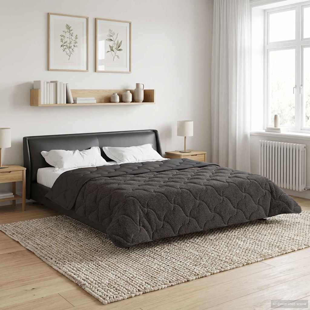 vidaXL Пълно годишно юрганче Патичено Антрацит 220 x 240 cm