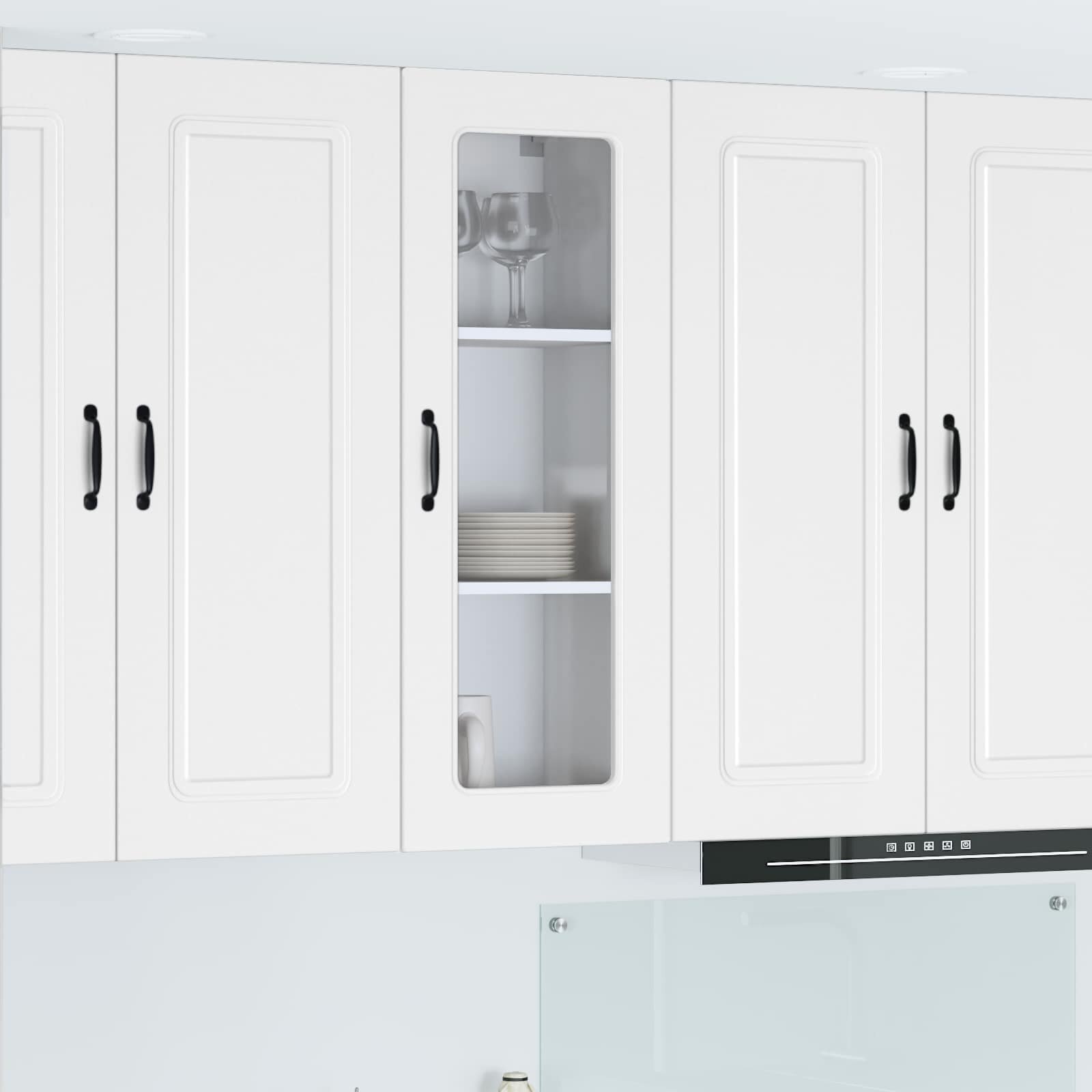 vidaXL Панел за миялна машина Kalmar Бяло 40 x 31 x 100 см