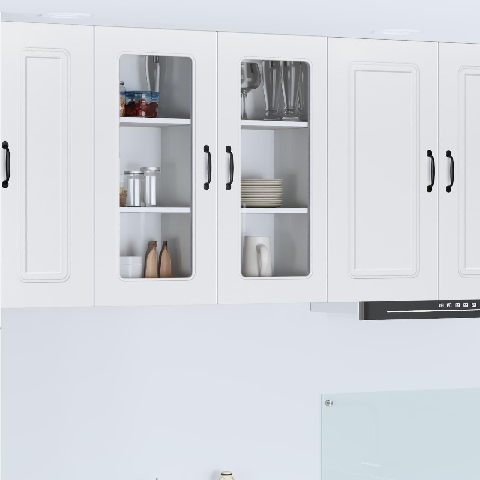 vidaXL Панел за миялна машина Kalmar Бяло 40 x 31 x 80 см