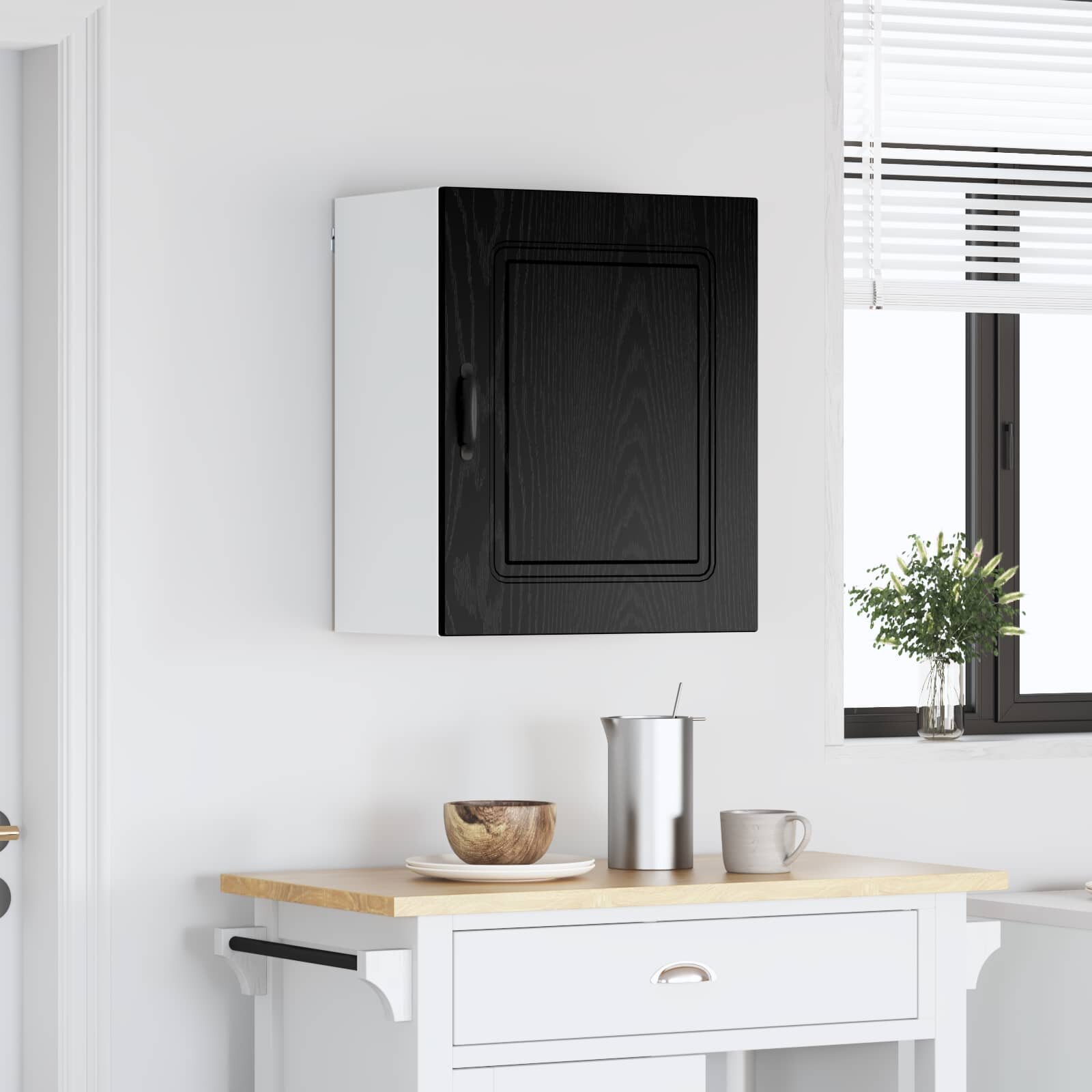 vidaXL Панел за миялна машина Kalmar Черния дъб 50 x 31 x 60 см