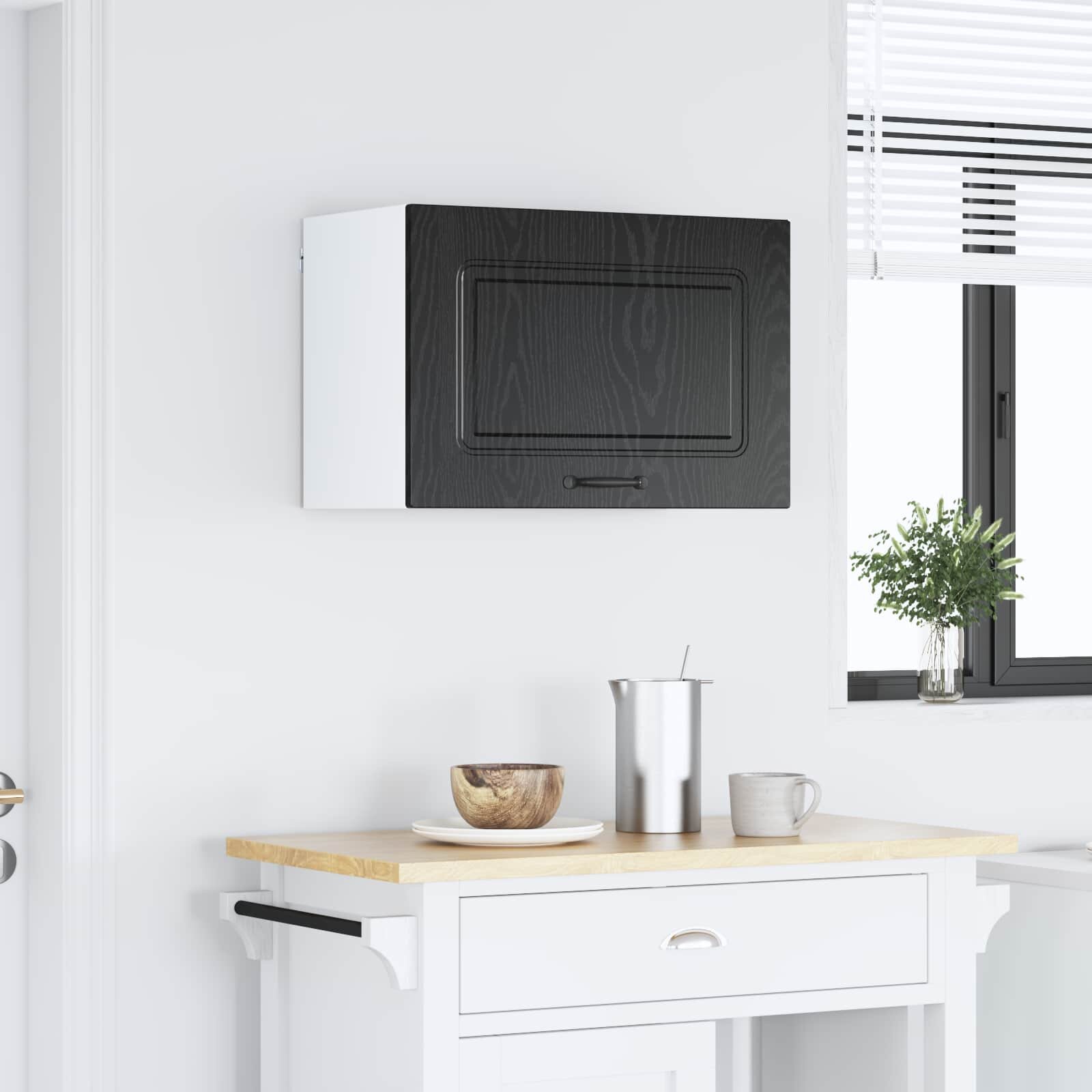 vidaXL Панел за миялна машина Kalmar Черния дъб 60 x 31 x 40 см