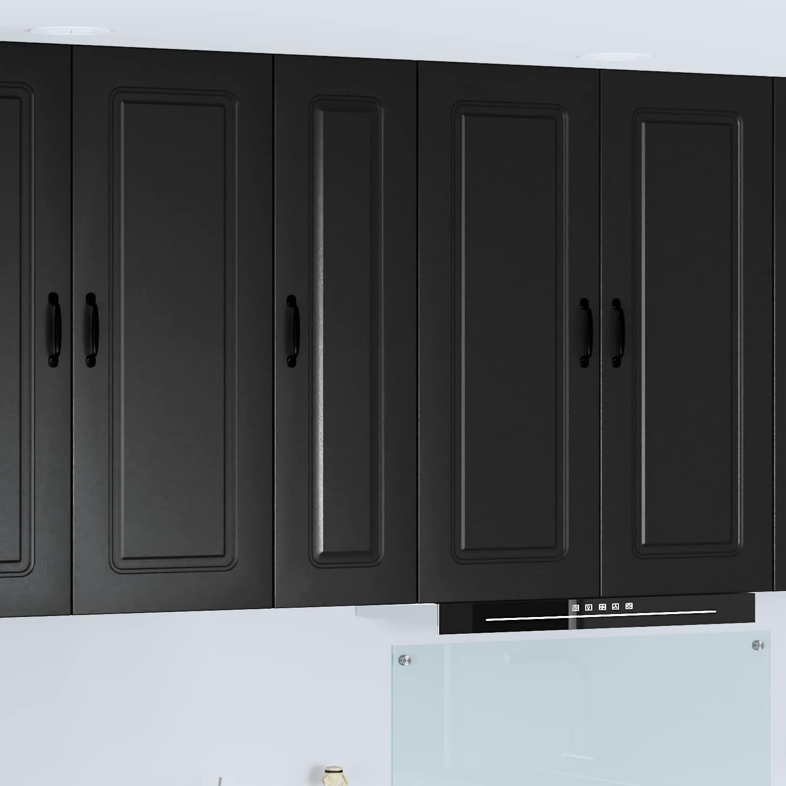 vidaXL Панел за миялна машина Kalmar Черно 30 x 31 x 100 см